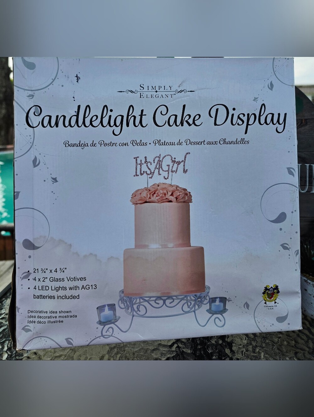 Candlelight Cake Display